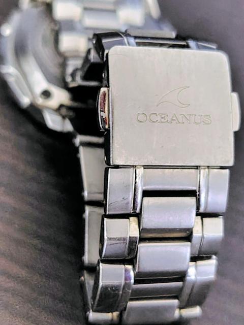 カシオ OCEANUS マンタ OCW-S1000BJ-1AJF電波ソーラー クロノグラフ < ブランド  カシオ OCEANUS マンタ OCW-S1000BJ-1AJF電波ソーラー クロノグラフ < ブランドの