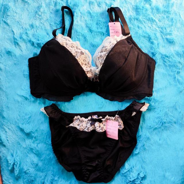 キラキラッ透けシフォンがエロカワッ。。F85×LL。。。小悪魔ブラジャー&ショーツセット。。グラマー大きいサイズ 。。。 < 女性ファッション  キラキラッ透けシフォンがエロカワッ。。F85×LL。。。小悪魔ブラジャー&ショーツセット。。グラマー大きいサイズ 。。。  < 女性ファッションの