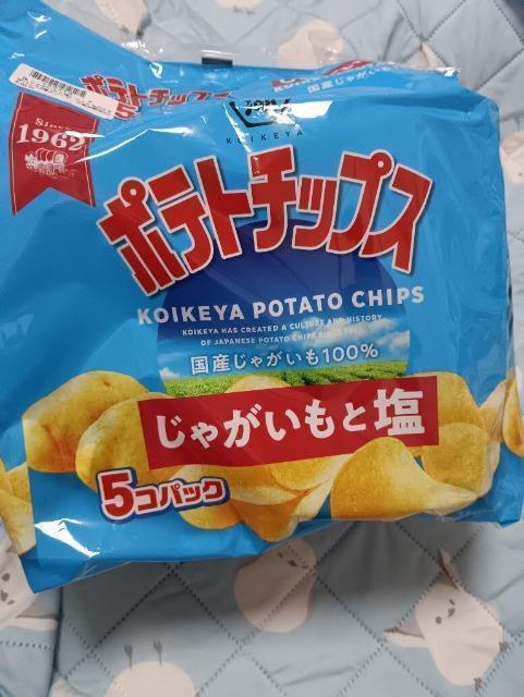 湖池屋ポテトチップスじゃがいもと塩5個パック < グルメ/ドリンク 湖池屋ポテトチップスじゃがいもと塩5個パック < グルメ/ドリンクの