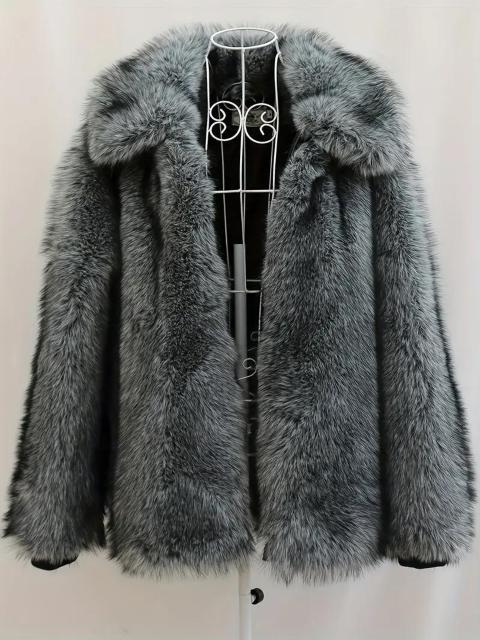 残1点★爆ヤス価格4490円★メンズフェイクファーコート、模造ファー裏地、ネックジッパー付き USAサイズM(日本サイズXL相当) < 男性ファッション 残1点★爆ヤス価格4490円★メンズフェイクファーコート、模造ファー裏地、ネックジッパー付き USAサイズM(日本サイズXL相当) < 男性ファッションの