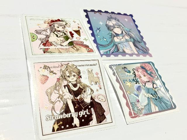 可愛い女の子のイラスト シール ポイント消化に < インテリア/ライフ 可愛い女の子のイラスト シール ポイント消化に < インテリア/ライフの