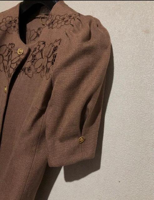 Riz リズ スカートスーツ セットアップ お花の透かし刺繍 9号 日本製 < 女性ファッション Riz リズ スカートスーツ セットアップ お花の透かし刺繍 9号 日本製 < 女性ファッションの