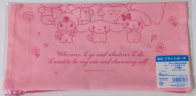 ★サンリオキャラクターズ BIG フラットポーチ 非売品 < おもちゃ ★サンリオキャラクターズ BIG フラットポーチ 非売品 < おもちゃの