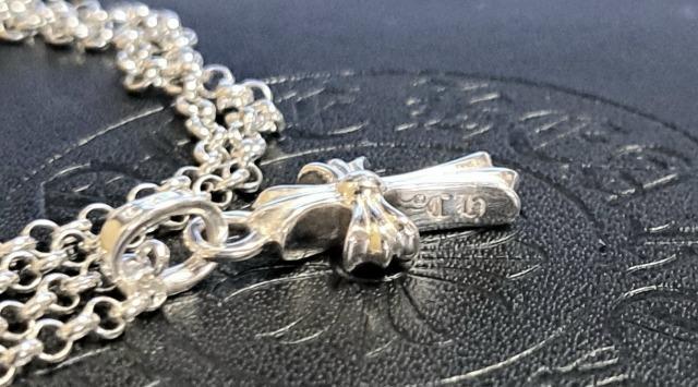 CHROME HEARTS/CHクロス ベビーファットチャーム ダイヤpave×ロールチェーン 20inch 2点❕ < ブランド CHROME HEARTS/CHクロス ベビーファットチャーム ダイヤpave×ロールチェーン 20inch 2点❕ < ブランドの