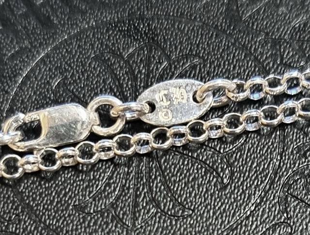 CHROME HEARTS/CHクロス ベビーファットチャーム ダイヤpave×ロールチェーン 20inch 2点❕ < ブランド CHROME HEARTS/CHクロス ベビーファットチャーム ダイヤpave×ロールチェーン 20inch 2点❕ < ブランドの