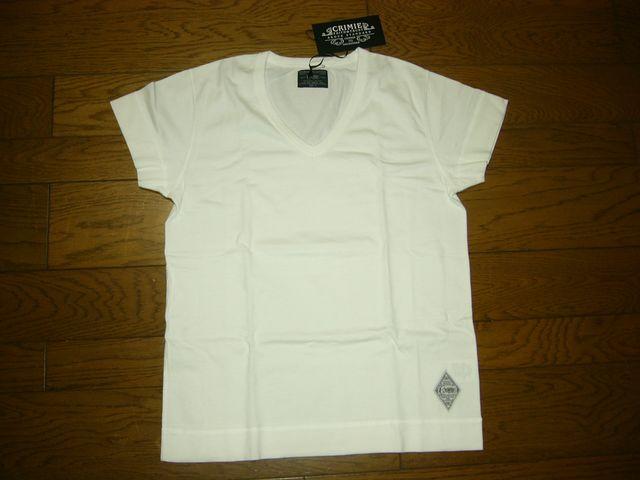 新品CRIMIEクライミーカットソーS白VネックTシャツ < ブランド 新品CRIMIEクライミーカットソーS白VネックTシャツ < ブランドの