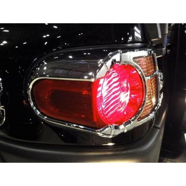 トヨタ クロームメッキテールライトリング FJクルーザー GSJ系 < 自動車/バイク トヨタ クロームメッキテールライトリング FJクルーザー GSJ系 < 自動車/バイク