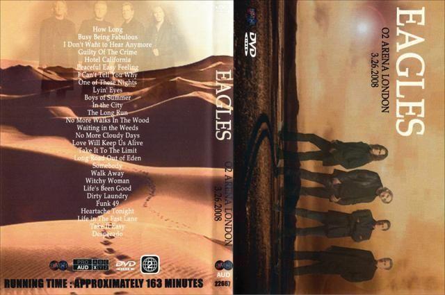 EAGLES LIVE IN ARENA LONDON 3.26.2008 C[OX 2DVD   CD/DVD/rfI 