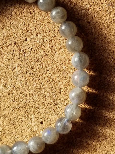 ラブラドライトブレス6.5mmE < 女性アクセサリー/時計  ラブラドライトブレス6.5mmE < 女性アクセサリー/時計の