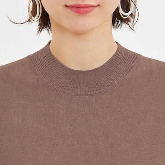 限定セール●ベルト付き!プリーツコンビネーションニットワンピース●茶ブラウン●S●GU < ブランド 限定セール●ベルト付き!プリーツコンビネーションニットワンピース●茶ブラウン●S●GU < ブランドの