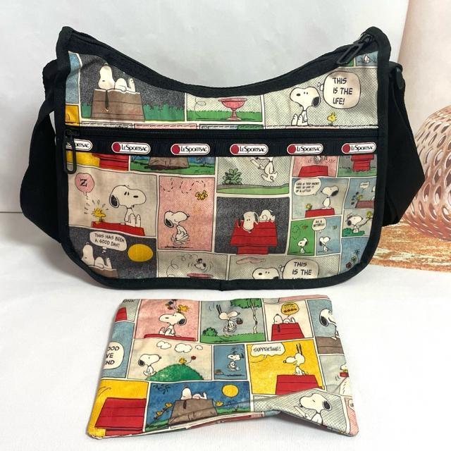 ★新品★LeSportsac レスポートサック スヌーピ SNOOPY ショルダーバッグ ポーチ 7520 セット 送料無料 < 女性ファッション  ★新品★LeSportsac レスポートサック スヌーピ SNOOPY ショルダーバッグ ポーチ 7520 セット 送料無料 < 女性ファッションの
