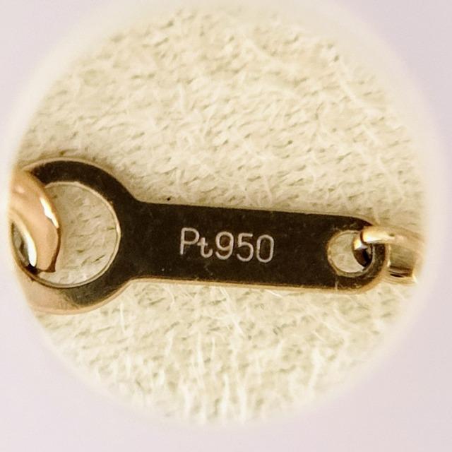 4 _Ch lbNX K18PG Pt950 0.129ct 1.5g  uh 