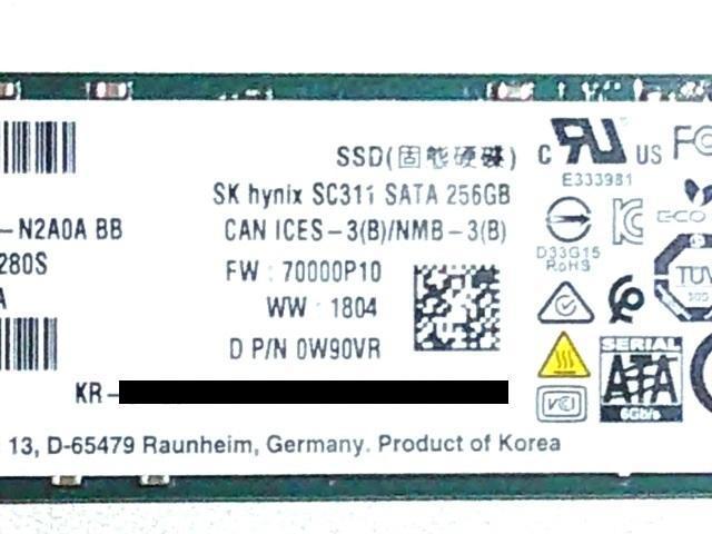 SSD SK hynix HFS256G39TNF 256GB M.2  PC{/Ӌ@ 