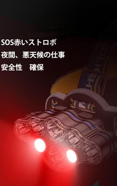 *驚異の明るさ★ 14000LM ヘッドライト 防水 角度調整 USB充電 < レジャー/スポーツ *驚異の明るさ★ 14000LM ヘッドライト 防水 角度調整 USB充電 < レジャー/スポーツの