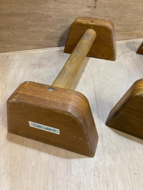 TOEI LIGHT 木製 倒立台 倒立練習台 プッシュアップバー < ヘルス/ビューティー TOEI LIGHT 木製 倒立台 倒立練習台 プッシュアップバー < ヘルス/ビューティーの