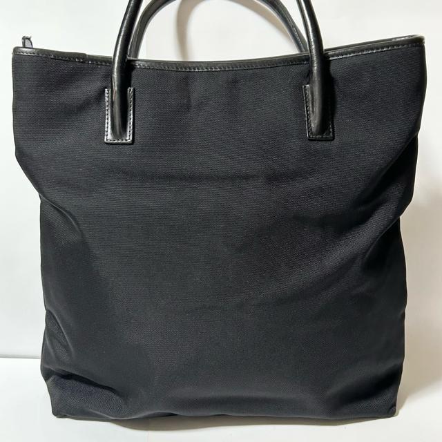 GUCCI グッチ キャンバス レザー トートバッグ ハンドバッグ ブラック シルバー金具 B5 収納 かばん < ブランド GUCCI グッチ キャンバス レザー トートバッグ ハンドバッグ ブラック シルバー金具 B5 収納 かばん < ブランドの