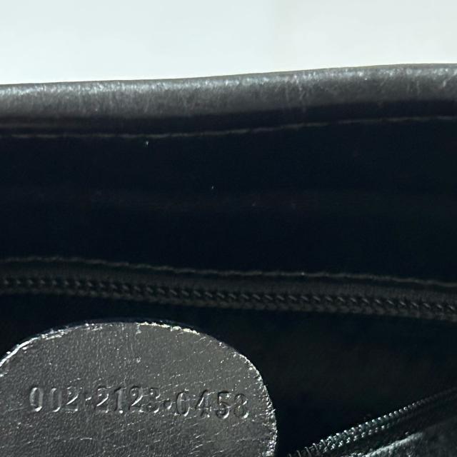 GUCCI グッチ キャンバス レザー トートバッグ ハンドバッグ ブラック シルバー金具 B5 収納 かばん < ブランド GUCCI グッチ キャンバス レザー トートバッグ ハンドバッグ ブラック シルバー金具 B5 収納 かばん < ブランドの