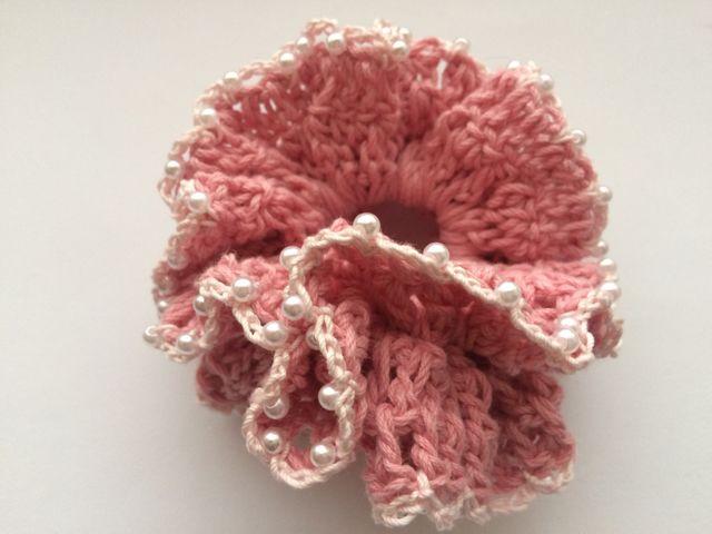 ハンドメイド ボリューム シュシュ 小さなパールビーズ盛り盛り < 女性ファッション  ハンドメイド ボリューム シュシュ 小さなパールビーズ盛り盛り < 女性ファッションの