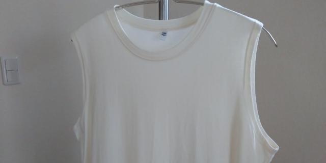 ノースリーブワンピース コットン アイボリー < 女性ファッション  ノースリーブワンピース コットン アイボリー < 女性ファッションの