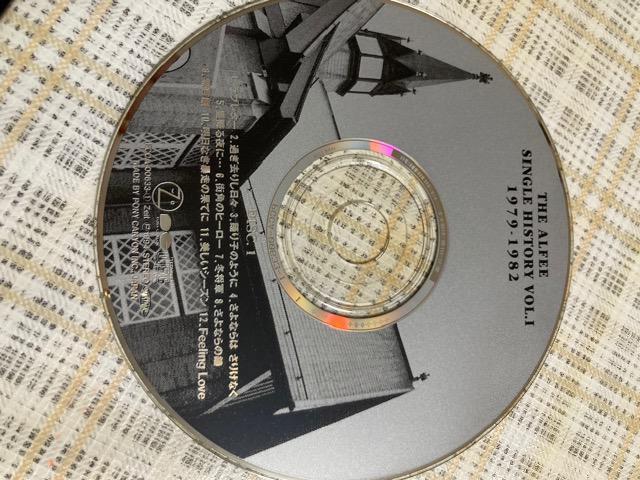 ZCD THE ALFEE / SINGLE HISTORY I 1979-1982 AtB[  ^gObY 