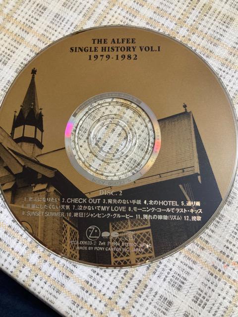 ZCD THE ALFEE / SINGLE HISTORY I 1979-1982 AtB[  ^gObY 