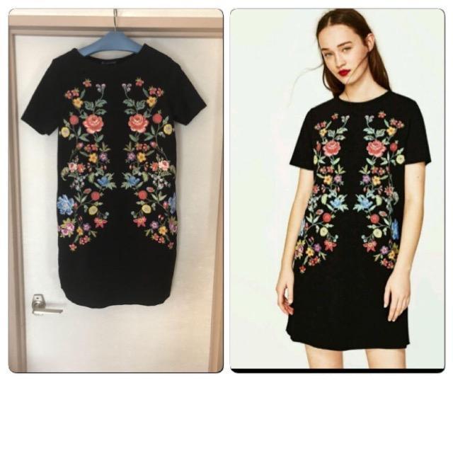 新品タグ付きザラ 刺繍プリントワンピース < ブランド 新品タグ付きザラ 刺繍プリントワンピース < ブランドの