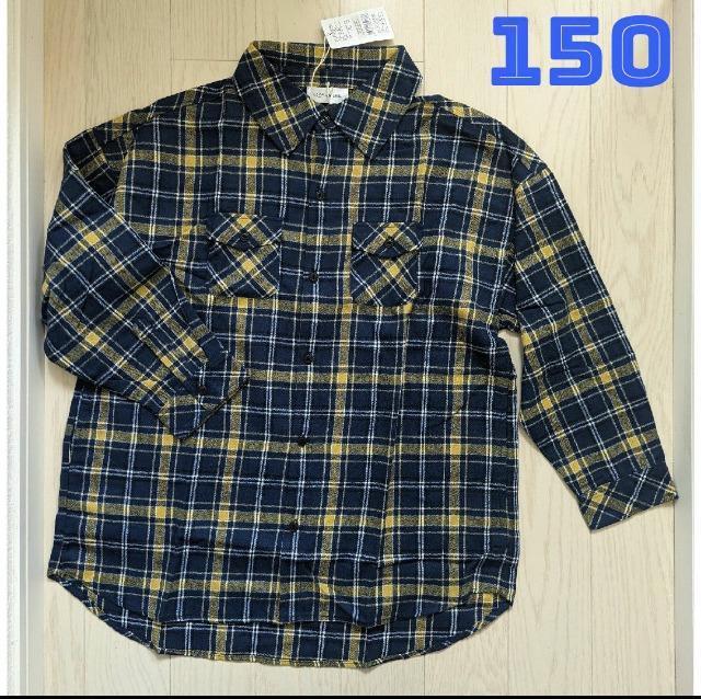 150★GLORIES LINE★チェック柄シャツ★ネルシャツ★新品★送料無料 < キッズ/ベビー  150★GLORIES LINE★チェック柄シャツ★ネルシャツ★新品★送料無料  < キッズ/ベビーの