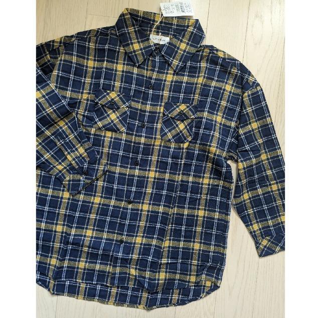150★GLORIES LINE★チェック柄シャツ★ネルシャツ★新品★送料無料 < キッズ/ベビー  150★GLORIES LINE★チェック柄シャツ★ネルシャツ★新品★送料無料 < キッズ/ベビーの