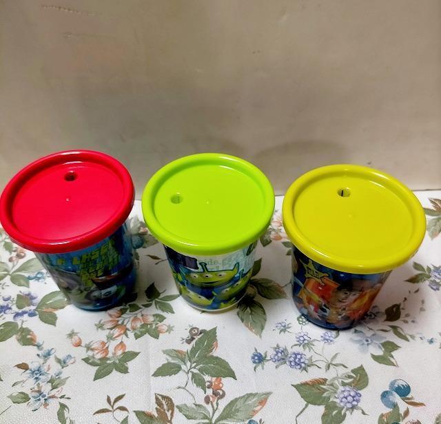 ★ディズニー プラコップ 3個 中古品 < ホビー  ★ディズニー プラコップ 3個 中古品 < ホビーの