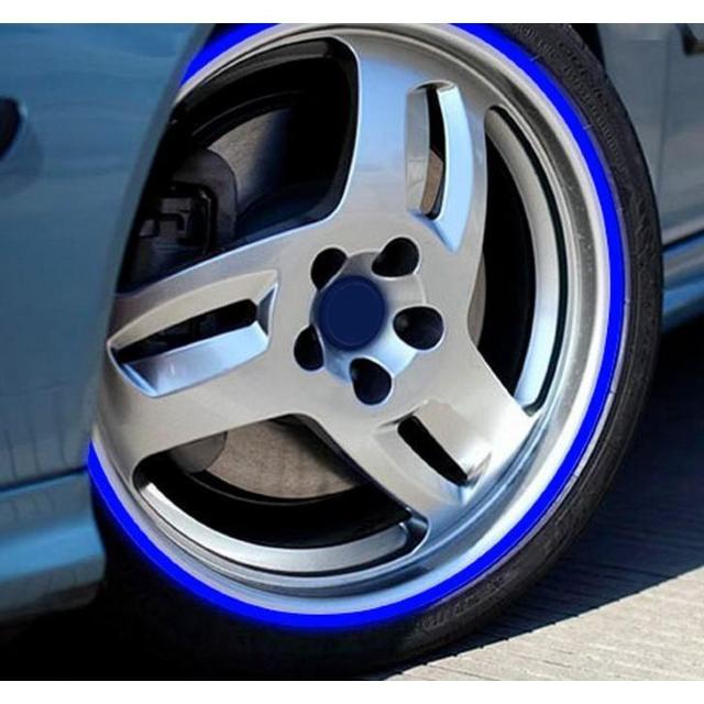 反射 リムステッカー 17インチ/18インチ ブルー 1台分 バイク 自動車 自転車 ホイール リムライン 汎用 青 < 自動車/バイク 反射 リムステッカー 17インチ/18インチ ブルー 1台分 バイク 自動車 自転車 ホイール リムライン 汎用 青 < 自動車/バイク