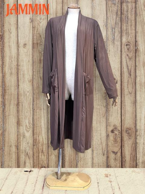 ストレッチロングカーディガン ベージュ 羽織り エスニック アジアン < 女性ファッション ストレッチロングカーディガン ベージュ 羽織り エスニック アジアン < 女性ファッションの