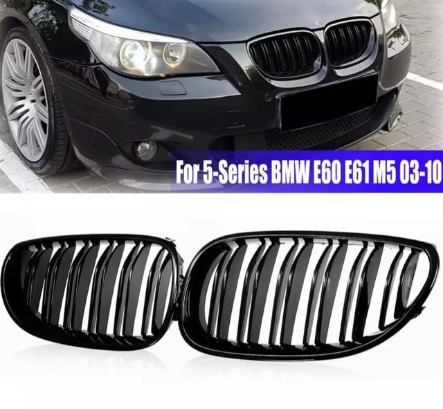 希少■送料無料 BMW E60/E61 5シリーズ フロント キドニー グリル M5 520i/535i/550i ダブルフィン < 自動車/バイク 希少■送料無料 BMW E60/E61 5シリーズ フロント キドニー グリル M5 520i/535i/550i ダブルフィン < 自動車/バイク