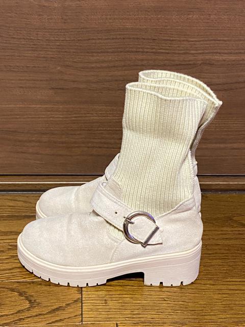 異素材コンビ2wayショートブーツ < 女性ファッション  異素材コンビ2wayショートブーツ < 女性ファッションの