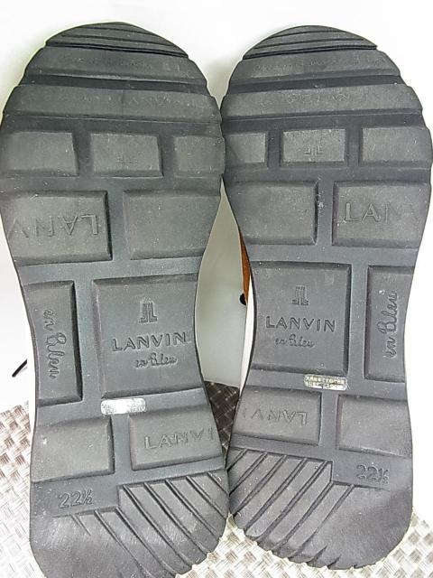 ★正規品 美品 LANVIN en Bleu ランバンオンブルー スニーカー レザーコンビ 22.5cm < ブランド ★正規品 美品 LANVIN en Bleu ランバンオンブルー スニーカー レザーコンビ 22.5cm < ブランドの