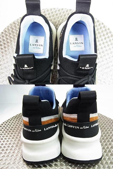 ★正規品 美品 LANVIN en Bleu ランバンオンブルー スニーカー レザーコンビ 22.5cm < ブランド ★正規品 美品 LANVIN en Bleu ランバンオンブルー スニーカー レザーコンビ 22.5cm < ブランドの