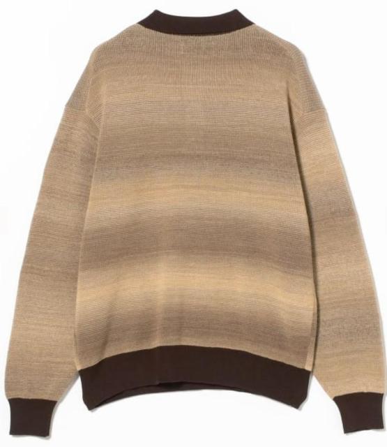 メンズ グラデーション ニットポロ < 男性ファッション メンズ グラデーション ニットポロ < 男性ファッションの