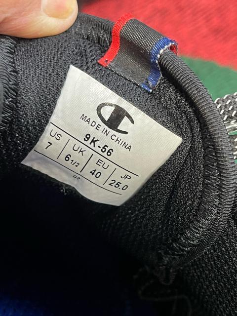 Champion �`�����s�I���@�S���t�V���[�Y �u���b�N/�O���[25.0cm �X�j�[�J�[ �V���[�Y �C �u���b�N �� �j���t�@�b�V������ 