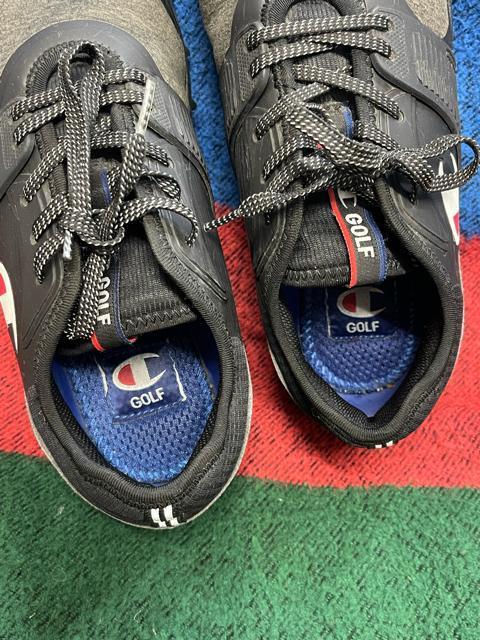 Champion �`�����s�I���@�S���t�V���[�Y �u���b�N/�O���[25.0cm �X�j�[�J�[ �V���[�Y �C �u���b�N �� �j���t�@�b�V������ 