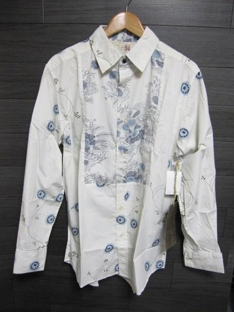 □Blu law/ブルーロウ 長袖 花柄 シャツ/メンズ・L☆新品 < 男性ファッション □Blu law/ブルーロウ 長袖 花柄 シャツ/メンズ・L☆新品 < 男性ファッションの