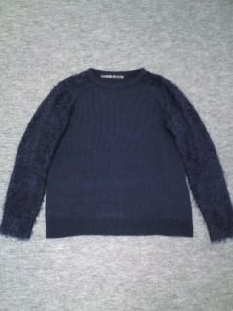 フェリシモ〓フワフワ袖フェザーヤーン〓ニットセーター〓ネイビー(M)新品〓 < ブランド  フェリシモ〓フワフワ袖フェザーヤーン〓ニットセーター〓ネイビー(M)新品〓 < ブランドの
