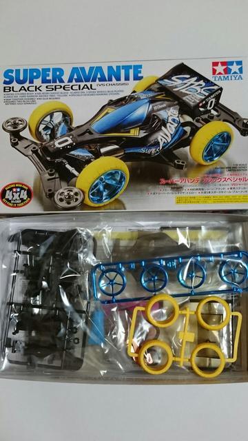 TAMIYAミニ四駆 特別限定モデル!スーパーアバンテ ブラックスペシャル(VSシャーシ) < ホビー  TAMIYAミニ四駆 特別限定モデル!スーパーアバンテ ブラックスペシャル(VSシャーシ) < ホビーの