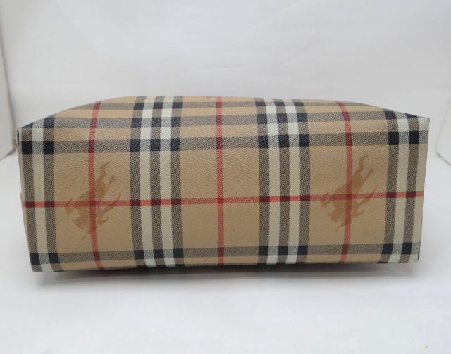 BURBERRY LONDON o[o[h `FbN PVCg[gobO nhobO x[WnUSED  uh 