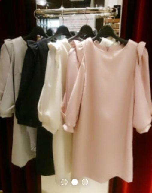 !!10月末処分!!ByeBye★袖フリルワンピース < 女性ファッション  !!10月末処分!!ByeBye★袖フリルワンピース  < 女性ファッションの