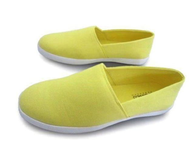 1円~C421新品Dedesキャンバススリッポンスニーカー25aYELLOW♂ < 男性ファッション 1円~C421新品Dedesキャンバススリッポンスニーカー25aYELLOW♂ < 男性ファッションの