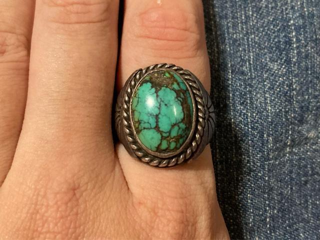 ターコイズ リング 指輪 ビンテージ ナバホ インディアンジュエリー シルバー sterling メンズ レディース < 男性アクセサリー/時計  ターコイズ リング 指輪 ビンテージ ナバホ インディアンジュエリー シルバー sterling メンズ レディース < 男性アクセサリー/時計の