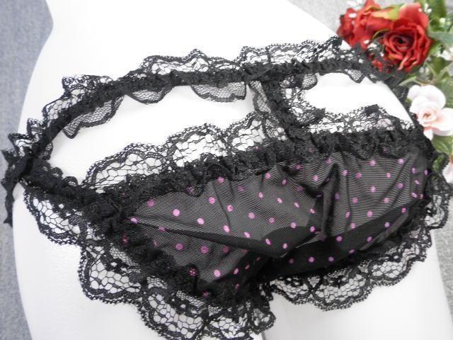 ◆"★.PinkyAngel^-^水玉レース♪小悪魔透けパンティ.★"◆ < 女性ファッション  ◆"★.PinkyAngel^-^水玉レース♪小悪魔透けパンティ.★"◆ < 女性ファッションの