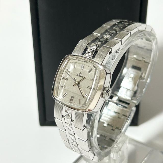 RADO ���h�[ ���f�B�[�X ���B���e�[�W �r���v �芪�� 333.7905.4 �V���o�[ ����m�F�ς� �� �u�����h�� 