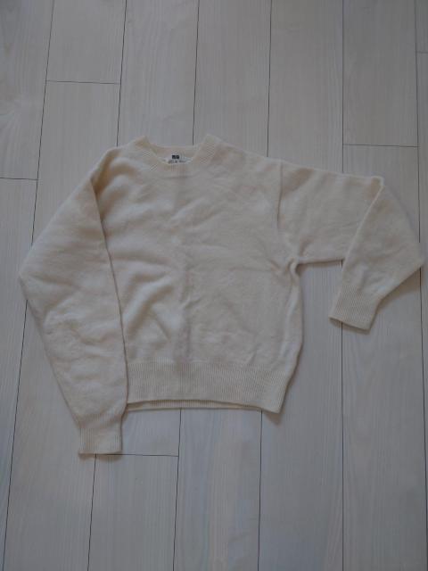 【美品】UNIQLO プレミアムラムクルーネックセーター(長袖)M < ブランド 【美品】UNIQLO プレミアムラムクルーネックセーター(長袖)M < ブランドの
