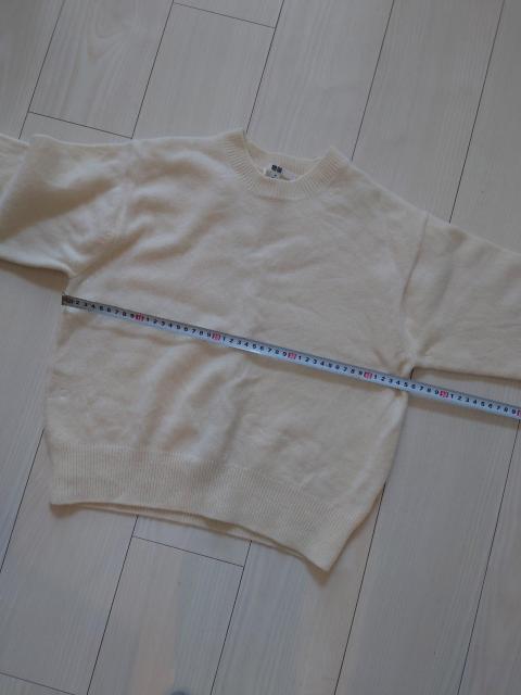 【美品】UNIQLO プレミアムラムクルーネックセーター(長袖)M < ブランド 【美品】UNIQLO プレミアムラムクルーネックセーター(長袖)M < ブランドの