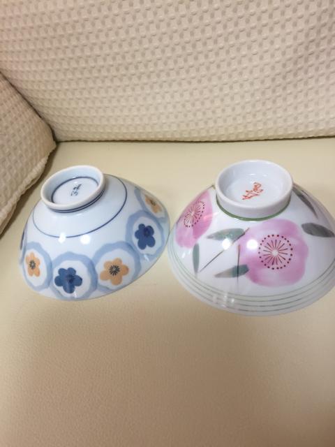 1001.未使用☆御飯茶碗2個☆和花柄☆梅 < インテリア/ライフ  1001.未使用☆御飯茶碗2個☆和花柄☆梅  < インテリア/ライフの